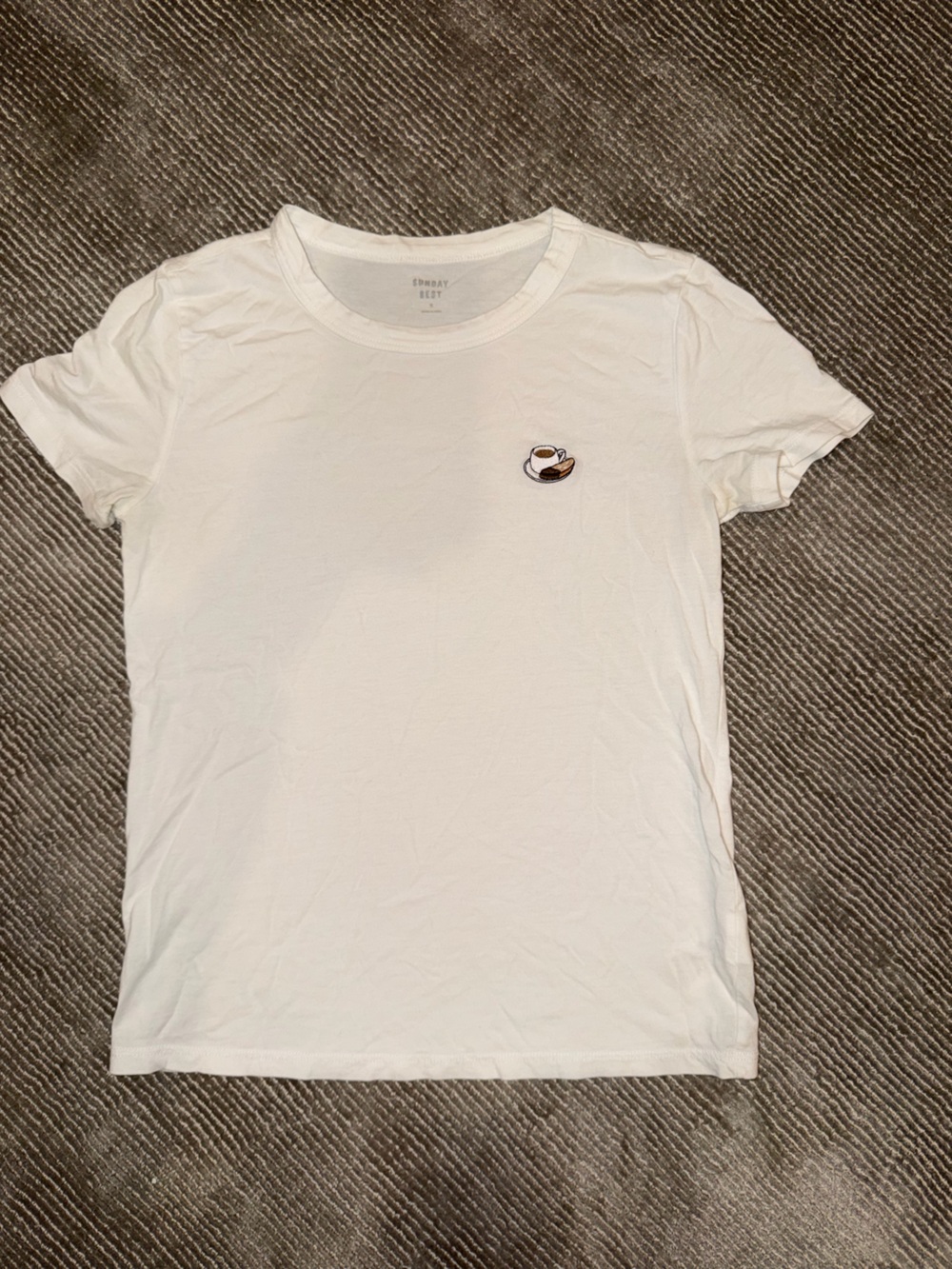 Sunday Best Coffee Embroidery T-Shirt